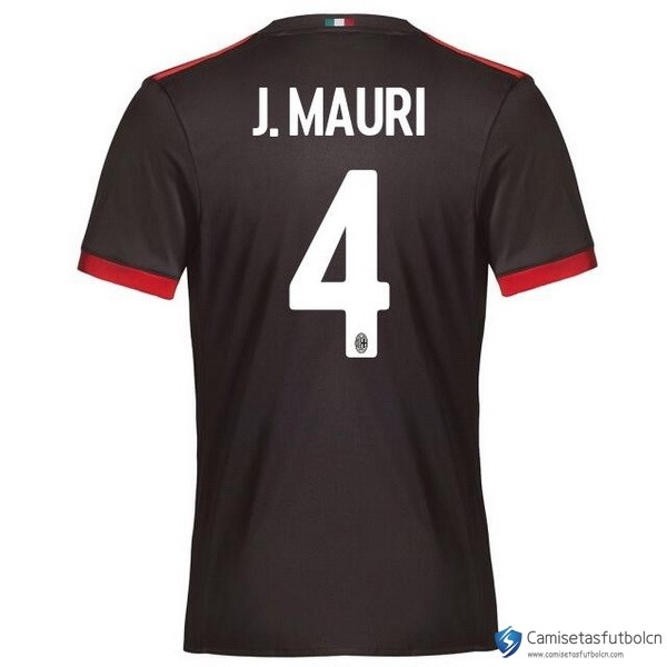 Camiseta Milan Tercera equipo J.Mauri 2017-18